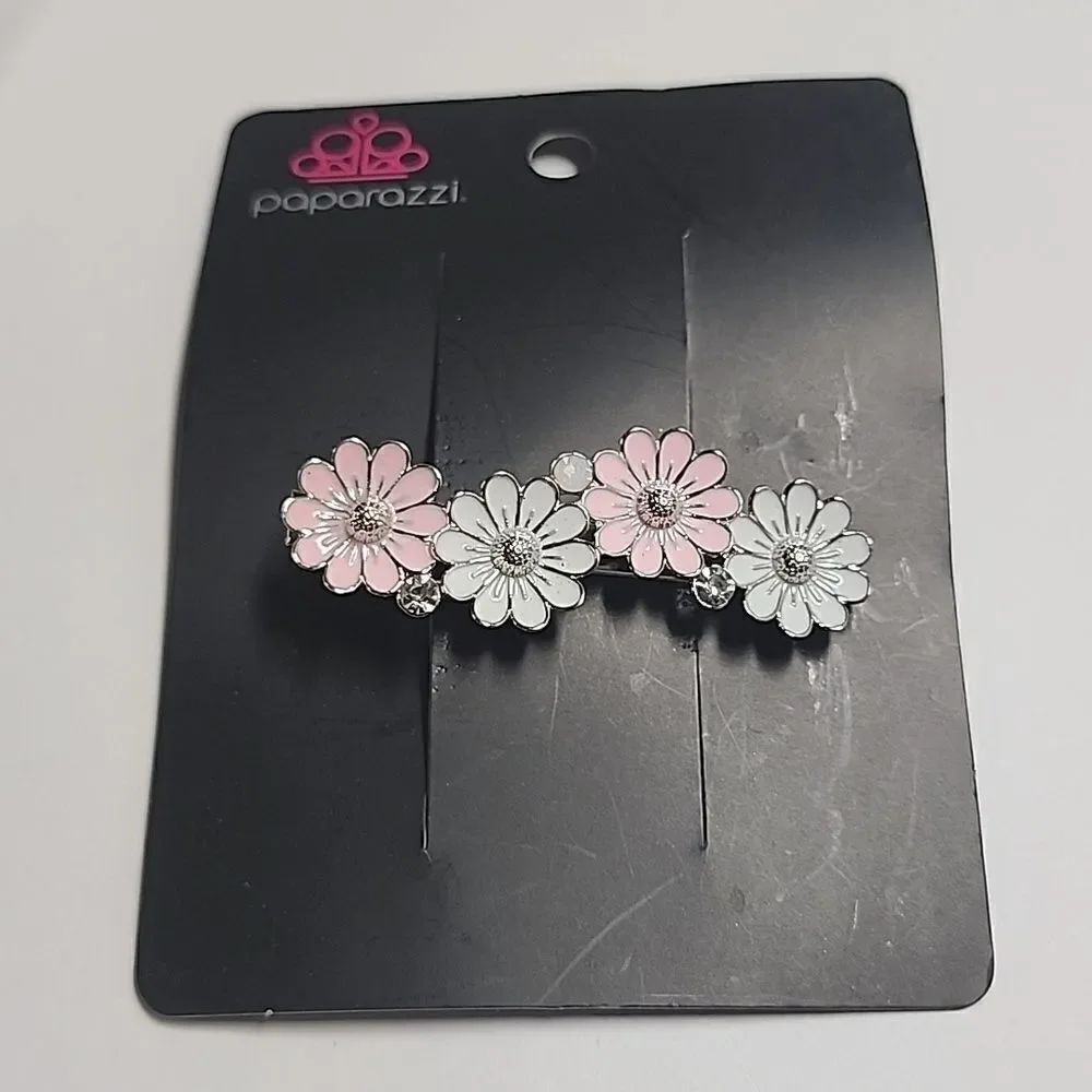 Paparazzi Ok, BLOOMER Pink ✧ Hair Clip